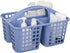 Cleaning caddy bucket Plastic Storage Shower Caddy Basket with Handle for Garden, Cleaning Supplies, Dark blue...