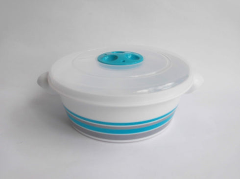 Tredoni 1L Microwave Pot Tub with Ventilation Lid - Heating & Cooking Steamer Pot (1 Liter)...