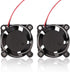 Zittop 2 Pieces BXR 25mm X 25 X 10 Brushless Cooling Fan Small Micro Flow CFM 12v C11...