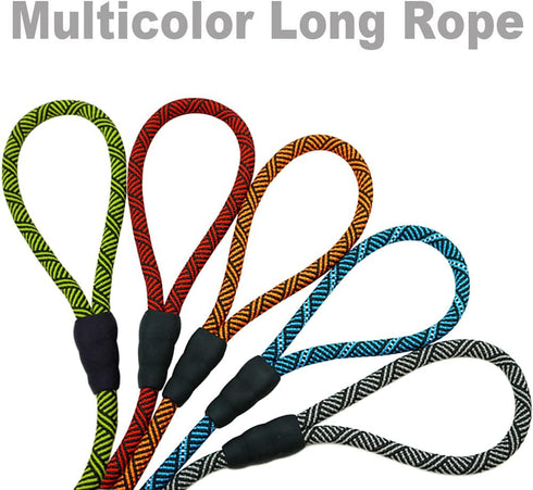 Long Rope Leash for Dog Training 12, 15, 22, 30, 50, 75, 100ft Check Cord Recall Agility Lead Dog Tie Out Line for Large Medium Small Dogs, Great ...