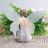 3 PCS Resin Toy Figures Cartoon White Angel Doll Garden Ornaments Flying Flower Fairy Car Cake Décor...