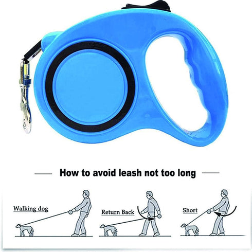 Pet Leash for Pet,10 FT Pet Walking Leash with Anti-Slip Handle,Strong Nylon Tape,Tangle-Free,One-Handed One Button Lock & Release,Suitable for Sm...