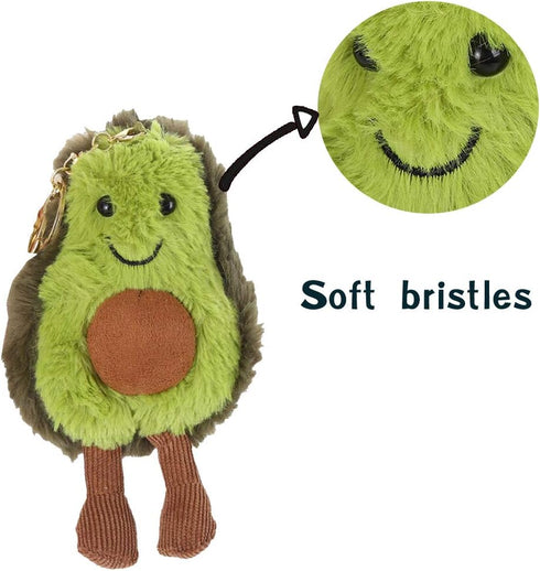 Cute Avocado plush keychain Toy,Stuff keychain 6 inch...