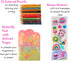 Kids Clipboard Storage Case – Cute Butterfly Design Pink Clip Board – Girls Set with 12 Erasable Colored Pencils, Pad and Stickers – Fits 8.5x11 S...