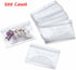 200 Piece Resealable Zipper Locking Pill Pouches - Daily AM PM Travel Medicine Organizer, Clear Reusable Write-On Labels for Vitamins and Medicati...