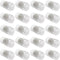 Othmro 100Pcs 5ml Plastic Bottles Lab Cylindrical Chemical Reagent Bottle Wide Mouth Laboratory Reagent Polyethylene Bottle Sample Sealing Liquid ...