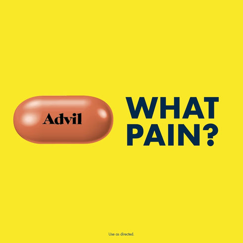 Advil Pain Reliever and Fever Reducer, Pain Relief Medicine with Ibuprofen 200mg for Headache, Backache, Menstrual Pain and Joint Pain Relief - 50...