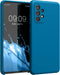 kwmobile Case Compatible with Samsung Galaxy A52 / A52 5G / A52s 5G Case - TPU Silicone Phone Cover with Soft Finish - Blue Reef...