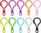 HUAJIAN 100PCS Keychain Clip,Mixed Colors Hard Plastic Key Chains for Hanging Ornaments Crafts Keychain Hook DIY Handmade,Toys Craft Clasps?100PCS...