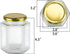 Encheng 16 oz Clear Hexagon Jars,Glass Jars With Lids(Golden),Mason Jars For Honey,Foods,Jams,Liquid,Spice Jar Herd Jar Canning Jars For Storage 1...