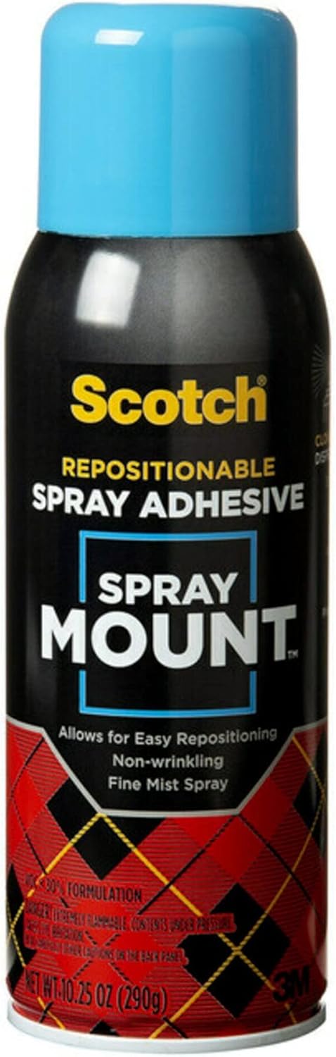 Scotch 6065 Spray Mount Adhesive, Repositionable,10.25 oz....