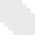BOROLA Classic 10" x 10" Base Block Plate Compatible with All Major Brands Style Bricks (Only with Bigger Size Blocks) 4Pcs, White...