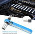 Ratchet Wrench, 10mm Blue Ratchet Socket Wrench with PH2 Screwdriver Bit Kit for Garage,Auto Repair Shop,Factory,Home...
