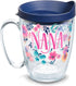 Tervis Made in USA Double Walled Dainty Floral Mother's Day Insulated Tumbler Cup Keeps Drinks Cold & Hot, 16oz Mug, Nana...