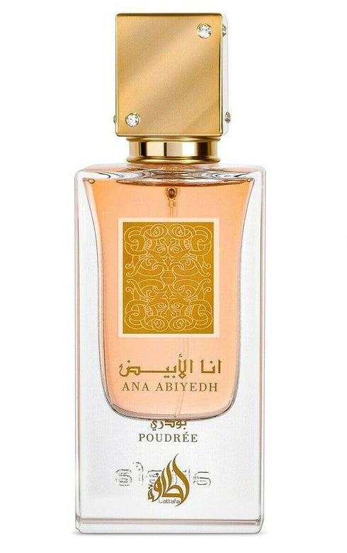 Lattafa Perfumes Ana Abiyedh Poudree for Women Eau de Parfum Spray, 2.0 Ounce / 60 ml...