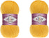 Alize Cotton Gold Yarn 55% Cotton 45% Acrylic Yarn Crochet Hand Knitting Art Lot of 2 Skeins 200gr 722yds (216-DARK Yellow)......