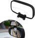 Universal Wide Angle HD Adjustable Vehicle Rearview Mirror Accessories, 4.92In x 2.36In, Waterproof (Black & Silver)...