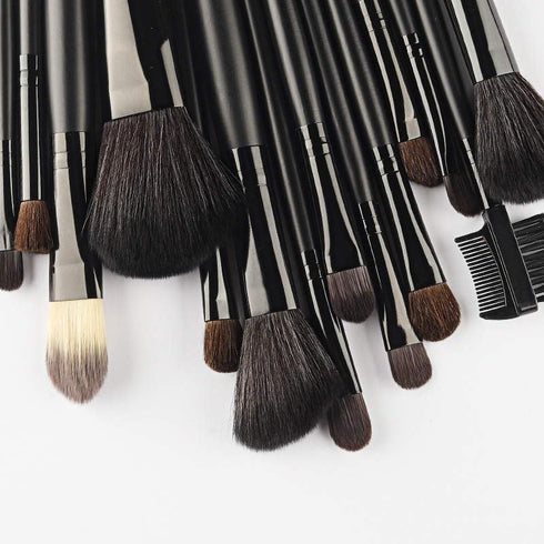 Makeup Brush Set 24pcs MakeUp Brush Set with Bag for Daily MakeUp and Travel Foundation Blending Powder Blush Eye Shadows Concealers...