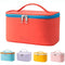 Meiyuuo Medium Makeup Bag Portable Cosmetic Bags for Women Small Zipper Pouch Make Up Organizer Waterproof (Red)...