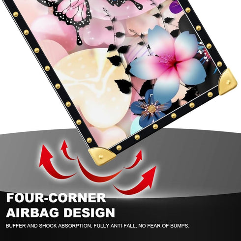 DAIZAG Case Compatible with iPhone 15 Pro Max,Estheticism Butterfly 15 Pro Max Cases for Girls,Square Protected Reinforced Corners Soft TPU Back C...