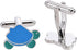Funny Cute Turtle Shape Cufflinks for Men Lady In Gift Case Blue Carton Unique Men's Cufflinks Jewelry Set for Wedding Party Anniversary Business ...