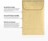 LUXPaper #1 Coin Envelopes | 2 1/4" x 3 1/2" | Blonde Metallic | 80lb. Text | 50 Qty...