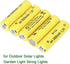 12 Counts 1.2V NI-CD AA 1000mAh Outdoor Solar Rechargeable Batteries Long Lasting for Landscape Lawn Lamps,Pathway Lights...