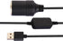 USB A Male to 12V Socket Female Cable Adapter-Black (10.5ft)...