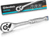 DURATECH 3/8-Inch Drive Ratchet, Quick-Release Ratchet Wrench, 72-Tooth, Reversible Switch, Full-Polished Chrome Plating, Alloy Steel...