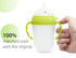 Baby Bottle Handles for Comotomo 5 Ounce & 8 Ounce Silicone Baby Bottles, Compatible Comotomo Bottle Holder for Baby, Pack of 2, Green...
