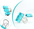 48Pcs Multicolour Binder Clips,1.25inch Colorful Tempered Steel Medium Binder Clips Paper Clamps Clips Office Supplies for Office, Home, School,Ta...