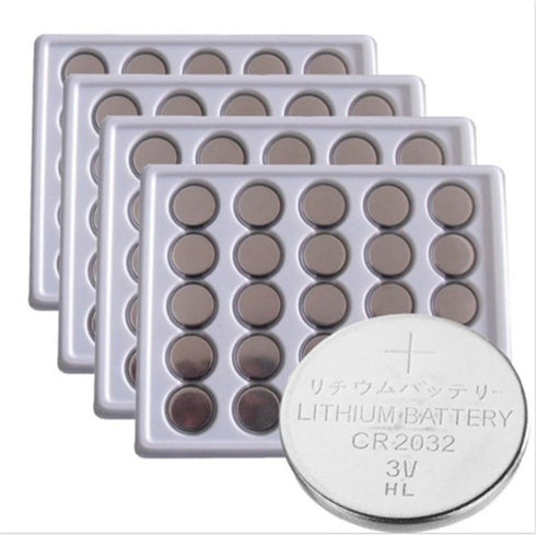 100Packs CR2032 Lithium Battery 3V cr2032 Coin Cell 230mAh Bulk...