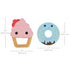 Infantino Sweet Tooth Silicone Teethers, Textured Ice Cream and Donut, 2-Pack...