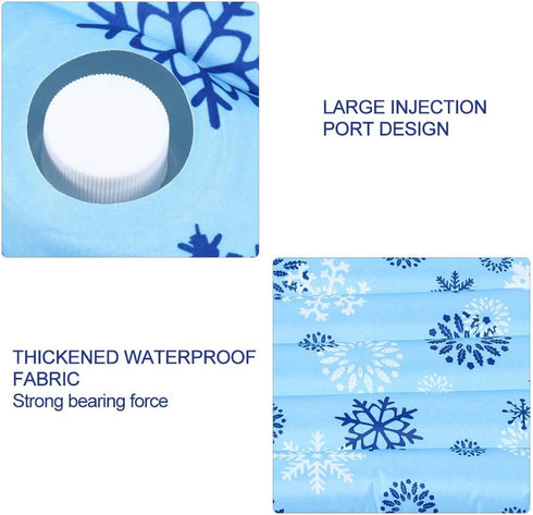 Cooling Mat, Cool Pillow Ice Pillow, Water Filling Ice Pillow Chair Pad, Multifunctional Children Adult Waterproof Ice Pillow Water Seat Cushion B...