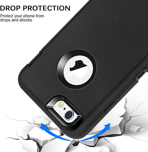MAXCURY for iPhone 6 Case & iPhone 6s Case Heavy Duty Shockproof Series Case for iPhone 6/6S (4.7")-V2 with Built-in Screen Protector Compatible w...