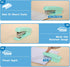 Stapler office stapler 2000 staples fashion simple portable for students teachers school office stationery set gift (Green)...