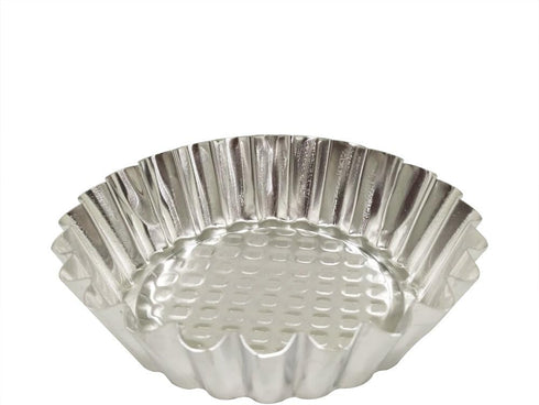 Set of 30, 3-3/4" Fluted Design Round Shape Non-stick Aluminum Tart Mold, Mini Pie Tin, Tartlet Pan...