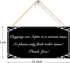 Only Flush Tissue Hanging Bathroom Plaque Septic Tank Toilet Wall Door Decor Thank You Sign 12" x 6"...