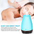 Diffuserlove Essential Oil Diffusers 200ML Remote Control Diffuser Mist Humidifiers BPA-Free Aromatherapy Diffuser (Black Base)...