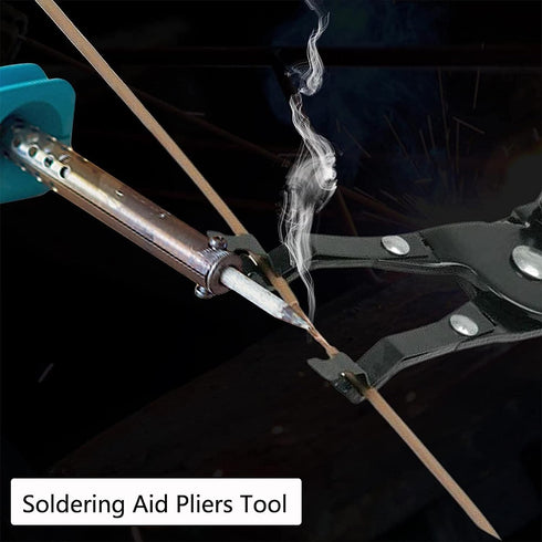 KIMISS Electrical Disconnect Pliers, Metal Soldering Plier Multi Function Wire Welding Clamp Pick Up Aid Tool For Automobile Maintenance Repairing...