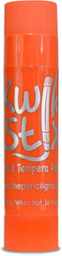 The Pencil Grip Orange Kwik Stix, 12 Orange Solid Tempera Paint Sticks, Quick Drying...
