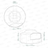KiWAV Oil Filter Cap Wrench Tool for 1984-2021 Harley Spin-on Oil Filters (Except '15-later XG) Twin Cam Oil Filters with 76 x 14 Flutes (Crank Se...