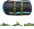 XTACER 1 Inch Molle Backpack Accessory Strap Luggage Straps Cover Strap Sleeping Bag Strap with Buckle (Green, 60)...