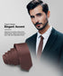 Vittorio Farina Solid Slim Skinny Ties for Men & Women - Silky Satin Thin Men's Pencil Ties...