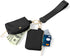 Mini Zip Around Wristlet keychain Wallet for Women Dual Pouch Wristlet Portable wallet Coin Purse Mini Women Coin Pocket...