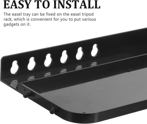 Accessories Replacement Easel Tray Shelf Easel Small Tray Easel Attachment Tray Trays for Easel Multi-use Easel Plate Easel Rack Replacement Tray ...