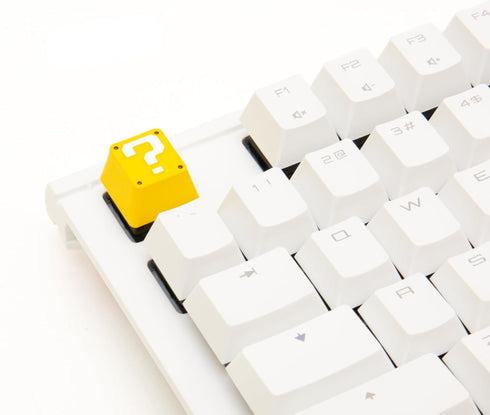 Question Block Keycap for Mechanical Gaming Keyboard Cherry MX Profile, ESC R4 Height- Metal...