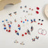 4th of July Earrings for Women,American Flag Drop Dangle Earrings Patriotic Star Earring for Independence Day Gift...