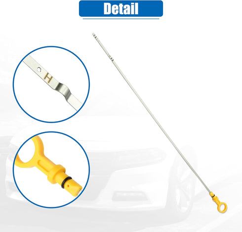 X AUTOHAUX 1 Pcs Engine Oil Dipstick Engine Oil Fluid Level Dipstick for Nissan Rogue S SL SV 2.5L L4 Gas 2014-2020 No.111403TA0A...