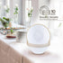 Party Plastic Bowls – White with Gold Rim - Round Plates- 10 Count- Elegant Premium Durable Dessert Bowls for Versatile Celebrations (6 oz.)...